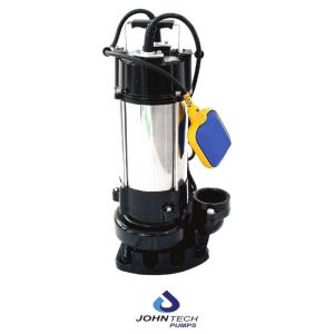 John Tech V1300DF 1.3kW 230V Submersible Drainage Pump with Cutter image 1