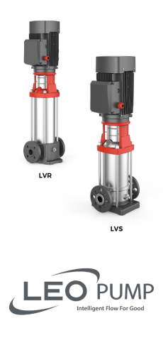 Leo LVR32-2 / 4KW 400V Vertical Multistage Pump And Motor image 1