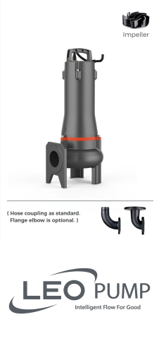 Leo 80SWU30-7 - 2.2KW 400V Submersible Sewage Pumps image 1