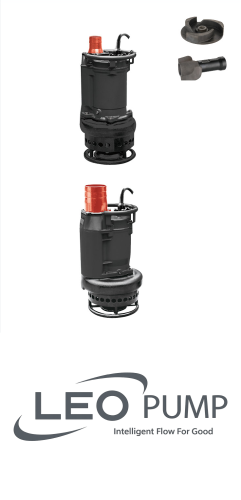 Leo 100WQ100-30-15 / 15KW 400V Submersible Sewage Pump And Motor 4 Pole image 1
