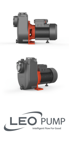 Leo XHS1500 / 1.1KW 400V Centrifugal Self-Priming Pump And Motor image 1