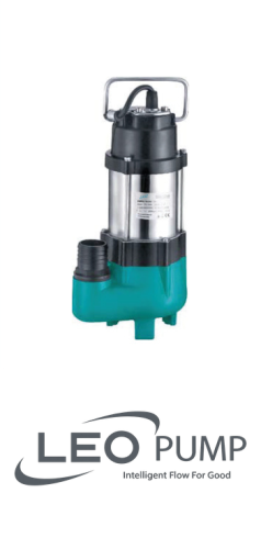 Leo XSP9-7.5-0.25I / 0.25KW 230V Submersible Sewage Pump And Motor image 1